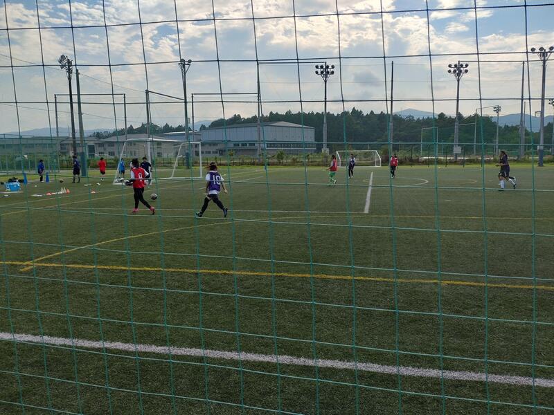 実技体験　女子サッカー