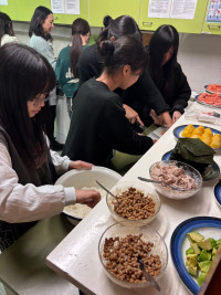 料理してる２