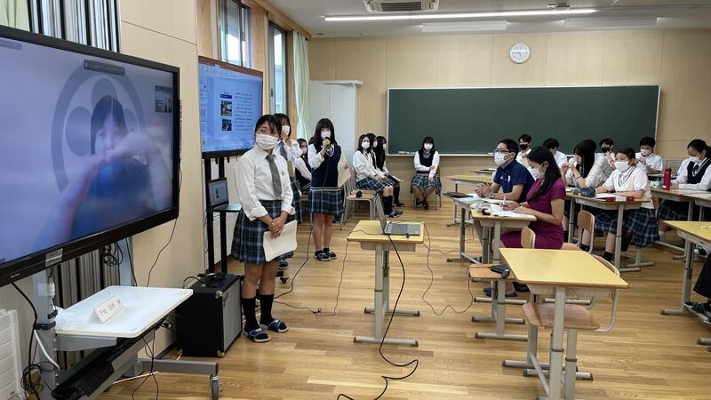 審査員の先生もZoomにて参加